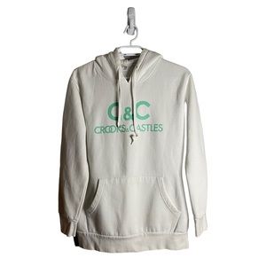Crooks & Castles Men's White Graphic Sweatshirt Hoodie
